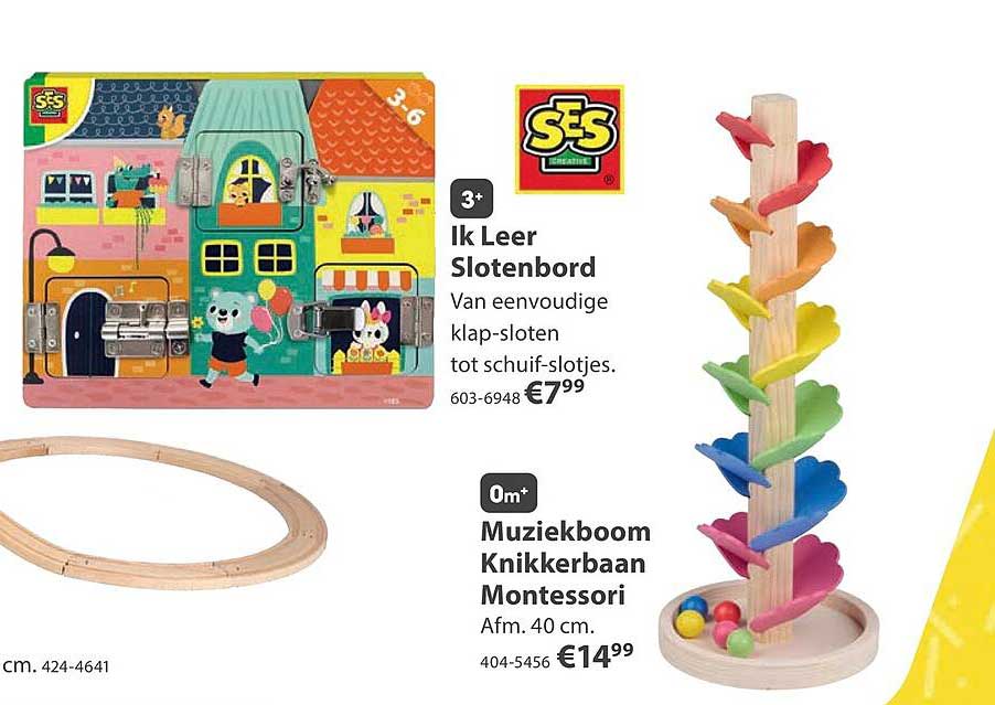 Muziekboom Knikkerbaan Montessori