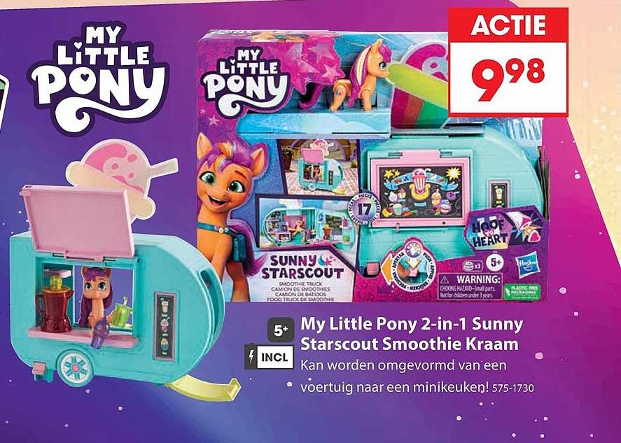 My Little Pony 2-in-1 Sunny Starscout Smoothie Kraam