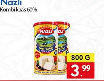 Nazli Kombi kaas 60%