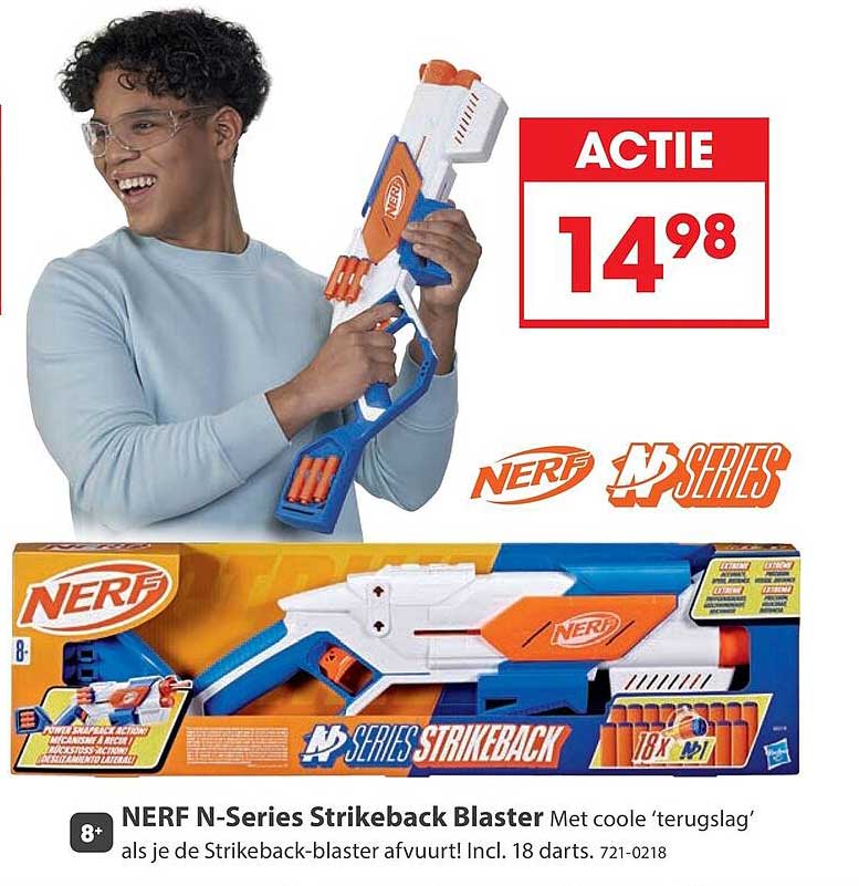 NERF N-Series Strikeback Blaster