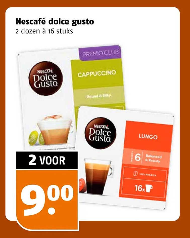 Nescafé dolce gusto 2 dozen à 16 stuks