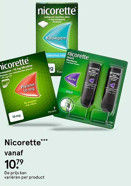 Nicorette*** vanaf