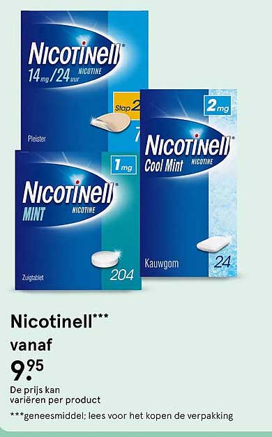 Nicotinell*** vanaf