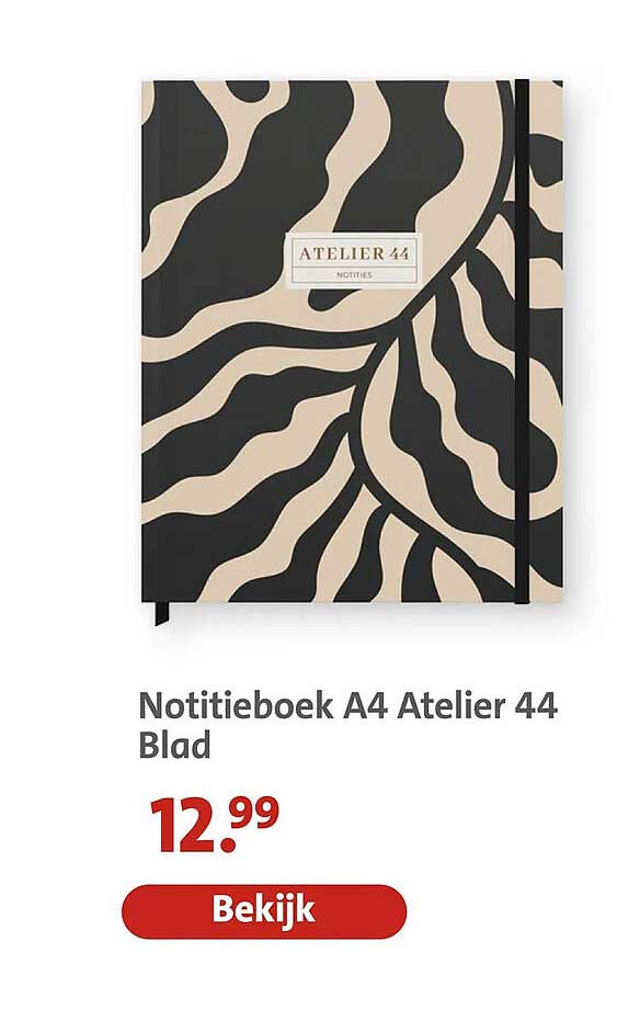 Notitieboek A4 Atelier 44 Blad