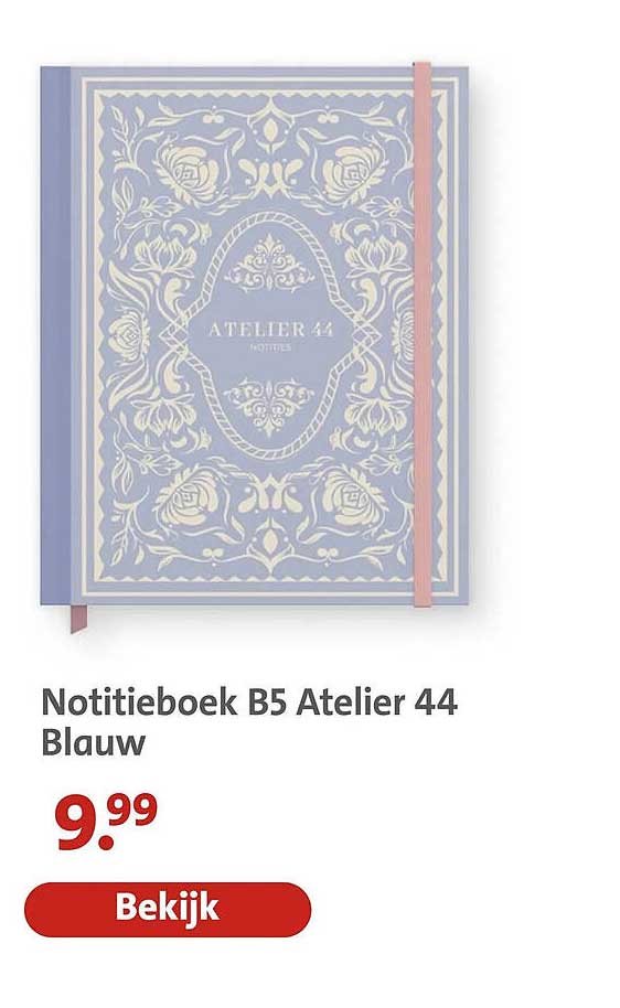Notitieboek B5 Atelier 44 Blauw