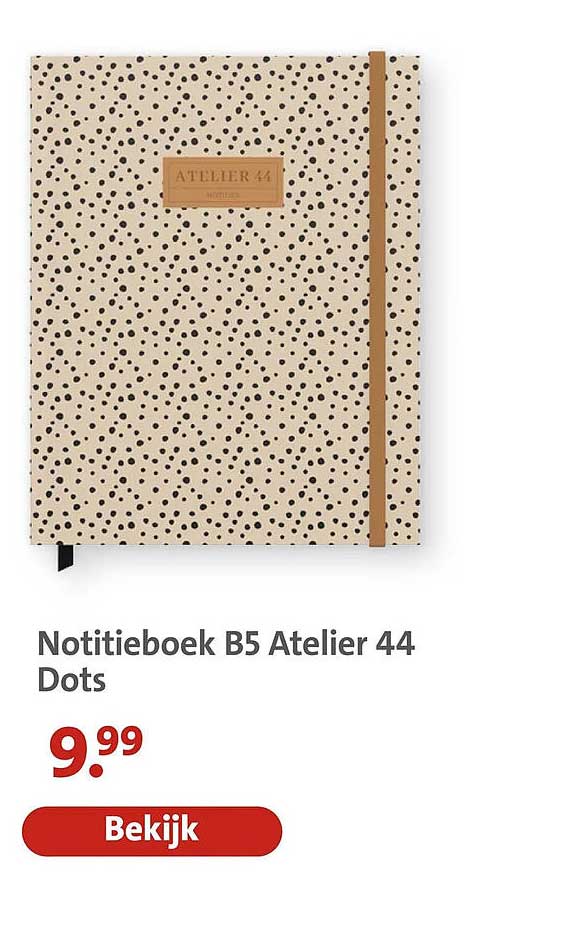Notitieboek B5 Atelier 44 Dots