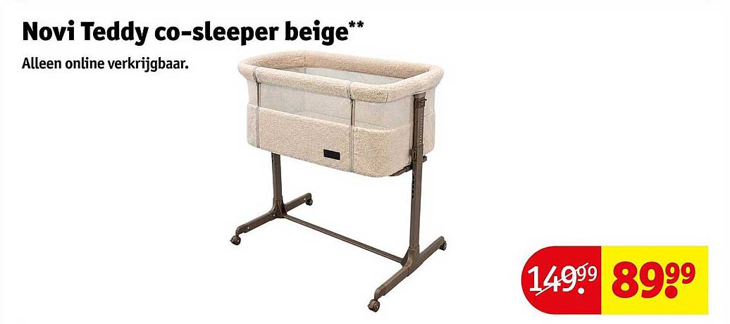 Novi Teddy co-sleeper beige**