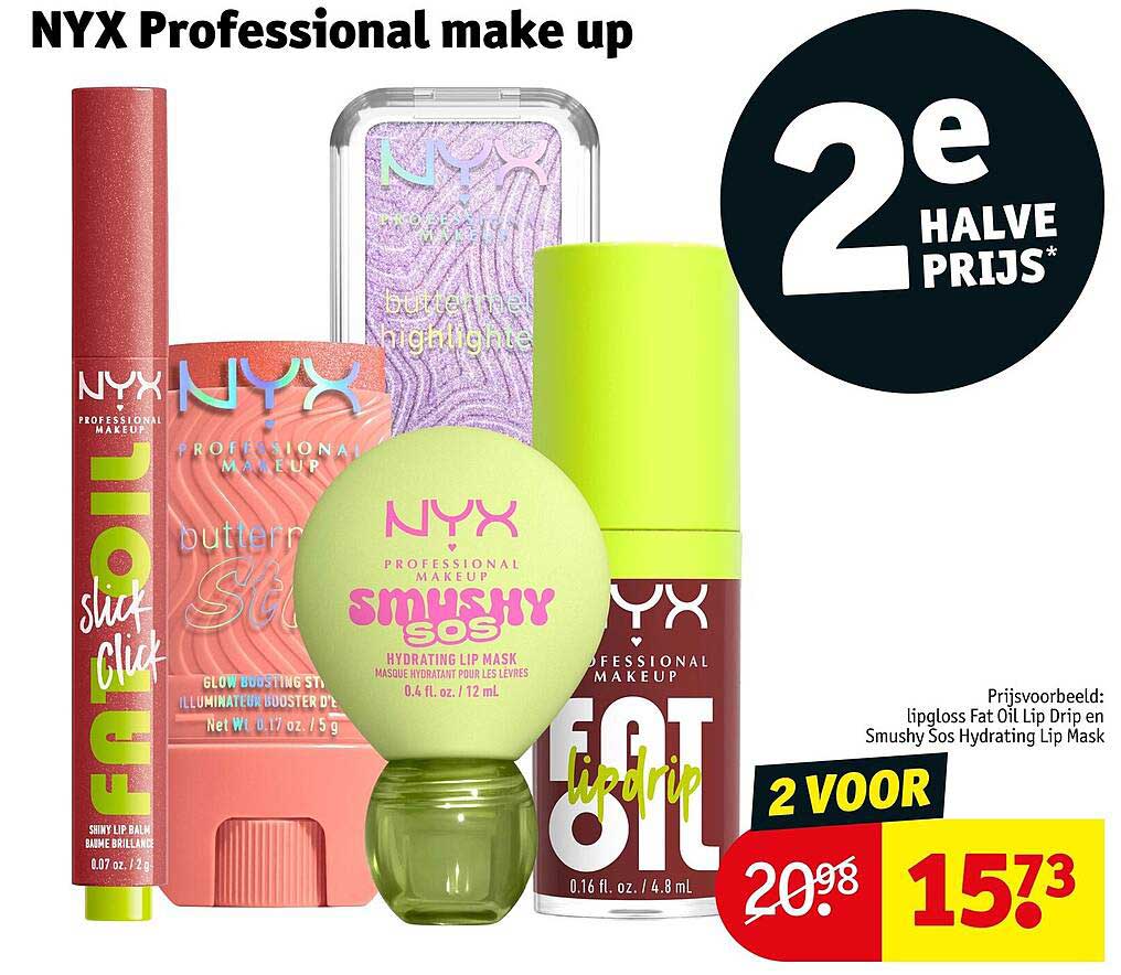 NYX Professional make up 2e halve prijs
