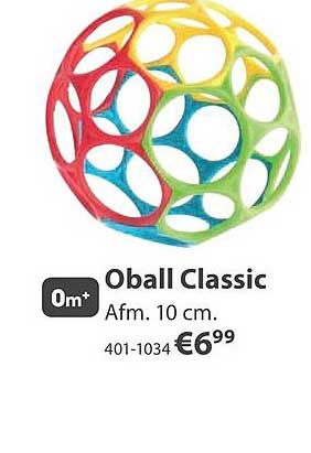 Oball Classic Afm. 10 cm.