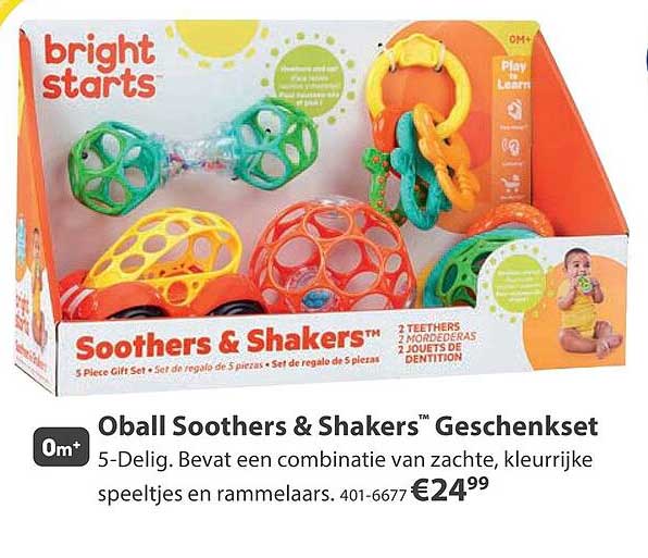 Oball Soothers & Shakers Geschenkset