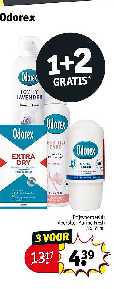 Odorex 1+2 GRATIS*
