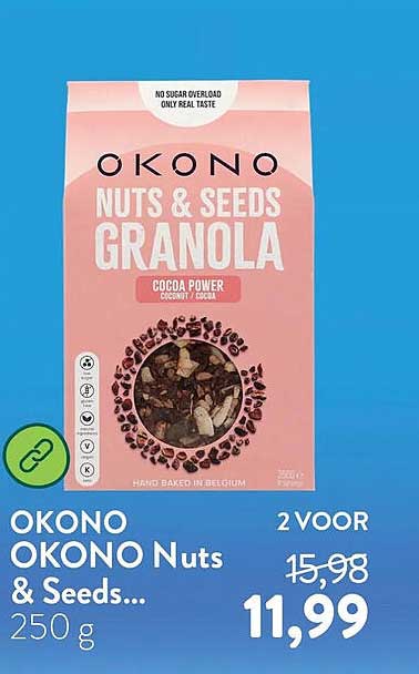 OKONO OKONO Nuts & Seeds... 250 g 2 VOOR