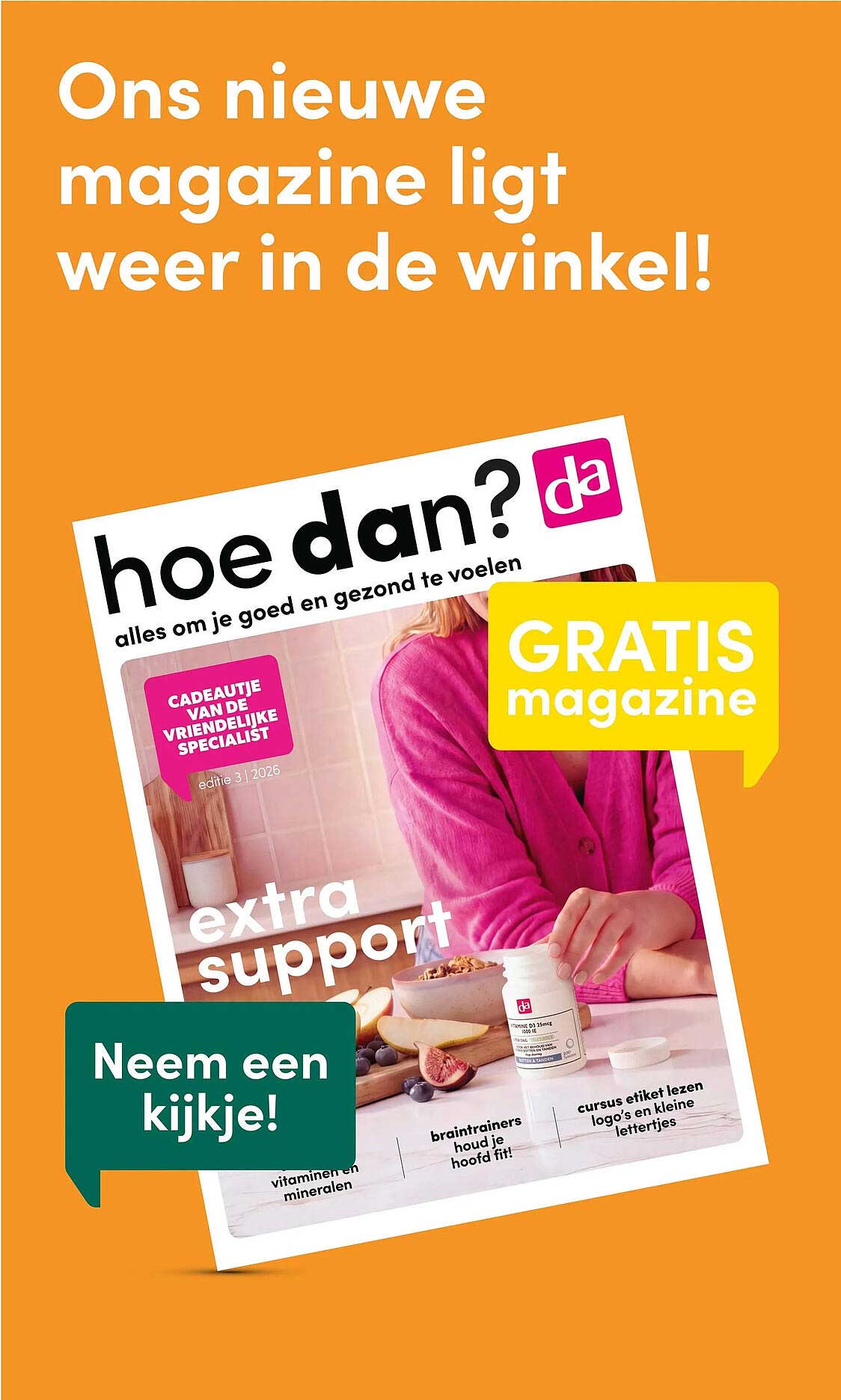 Ons nieuwe magazine ligt weer in de winkel! GRATIS magazine