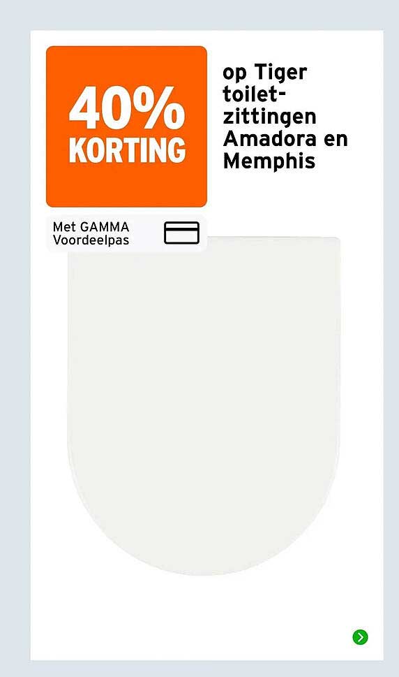 op Tiger toilet-zittingen Amadora en Memphis