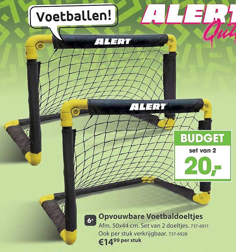 Opvouwbare Voetbaldoeltjes