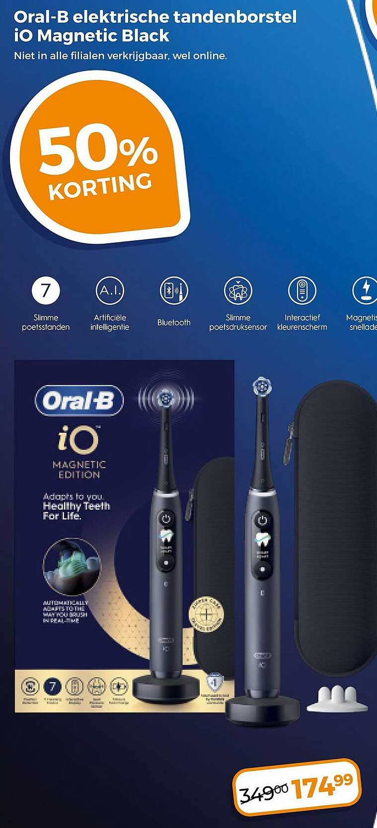 Oral-B elektrische tandenborstel iO Magnetic Black