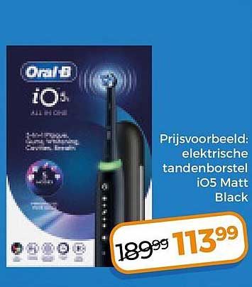 Oral-B iO Series 5 elektrische tandenborstel iO5 Matt Black