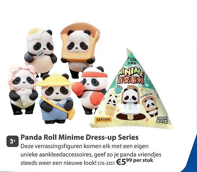 Panda Roll Minime Dress-up Series