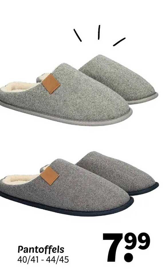 Pantoffels 40/41 - 44/45