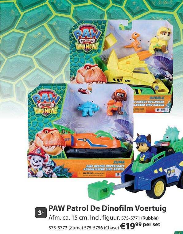 PAW Patrol De Dinofilm Voertuig