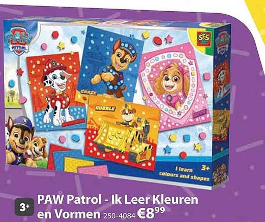 PAW Patrol - Ik Leer Kleuren en Vormen