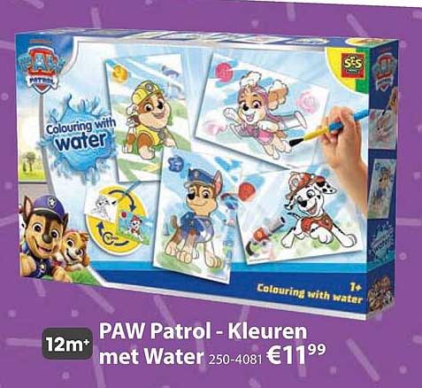PAW Patrol - Kleuren met Water