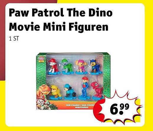 Paw Patrol The Dino Movie Mini Figuren
