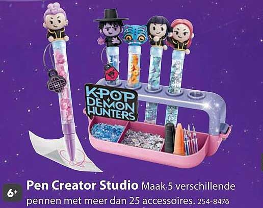 Pen Creator Studio Maak.5 verschillende pennen met meer dan 25 accessoires. 254-8476