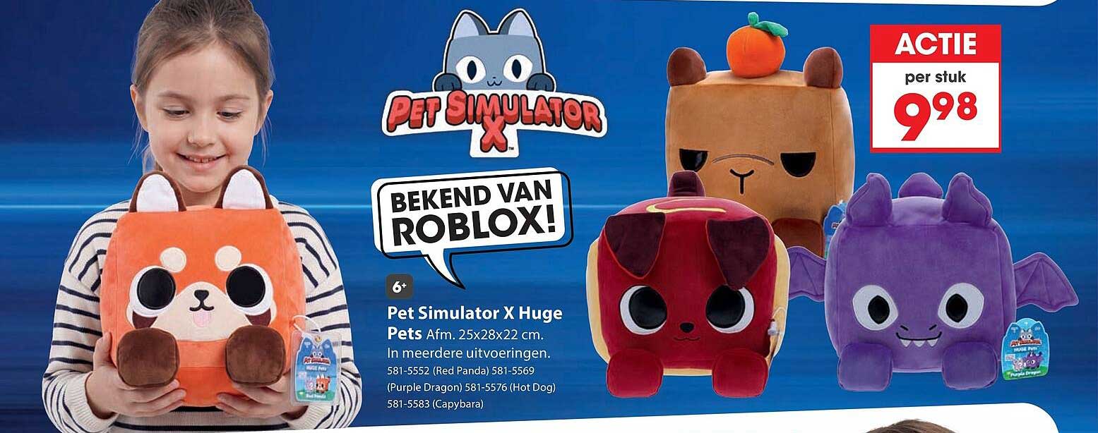 Pet Simulator X Huge Pets Afm. 25x28x22 cm.