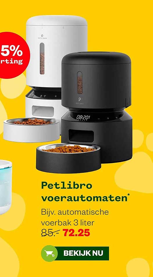 Petlibro voerautomaten* Bijv. automatische voerbak 3 liter