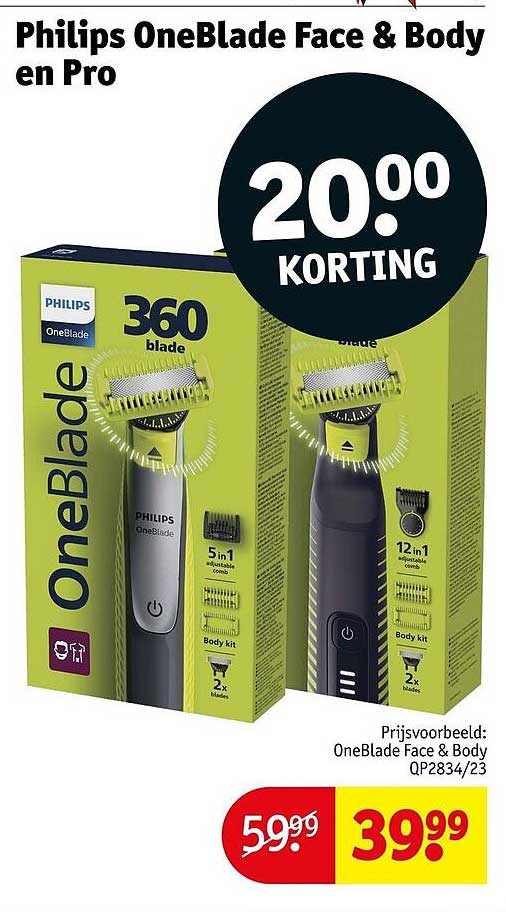 Philips OneBlade Face & Body en Pro
