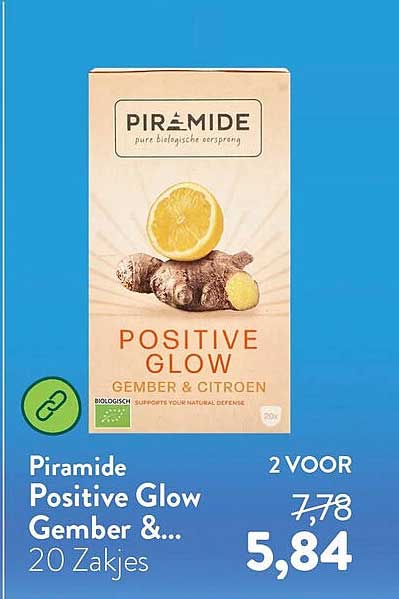 Piramide Positive Glow Gember &... 20 Zakjes