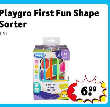Playgro First Fun Shape Sorter
