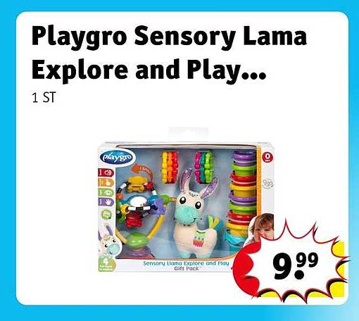 Playgro Sensory Lama Explore and Play...