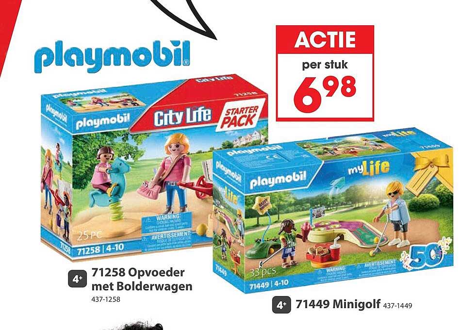 Playmobil 71258 Opvoeder met Bolderwagen