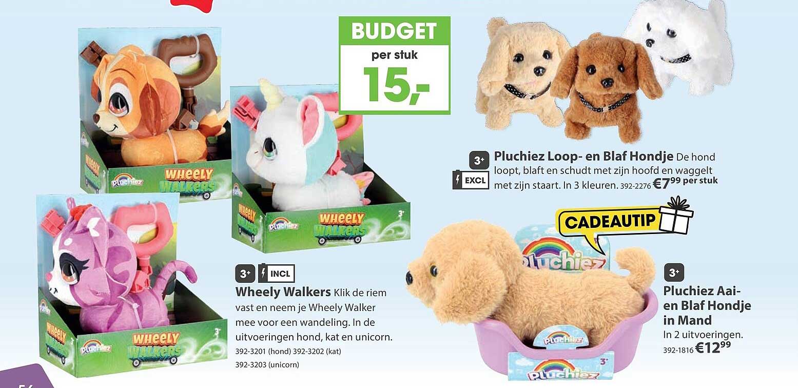 Pluchiez Loop- en Blaf Hondje