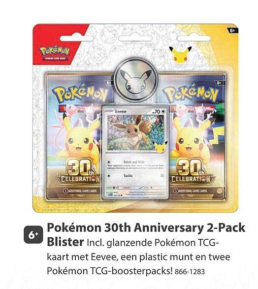 Pokémon 30th Anniversary 2-Pack Blister
