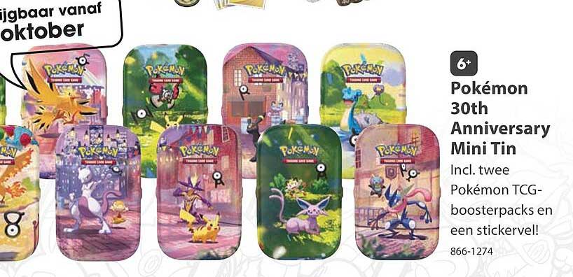 Pokémon 30th Anniversary Mini Tin