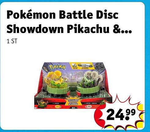 Pokémon Battle Disc Showdown Pikachu &...