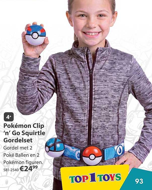 Pokémon Clip ’n’ Go Squirtle Gordelset