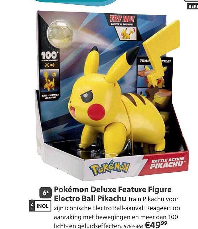 Pokémon Deluxe Feature Figure Electro Ball Pikachu