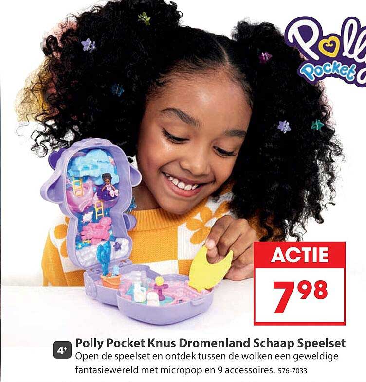 Polly Pocket Knus Dromenland Schaap Speelset