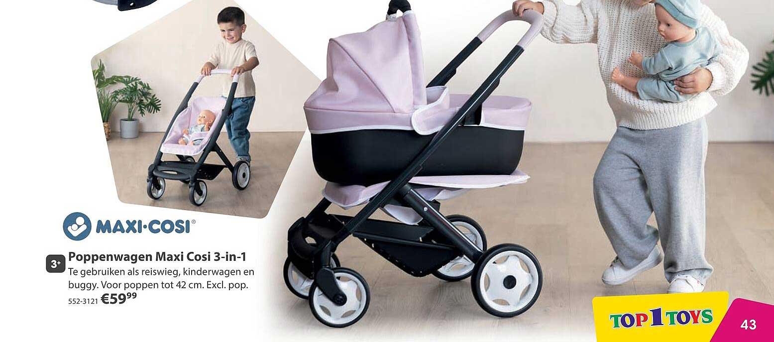 Poppenwagen Maxi Cosi 3-in-1