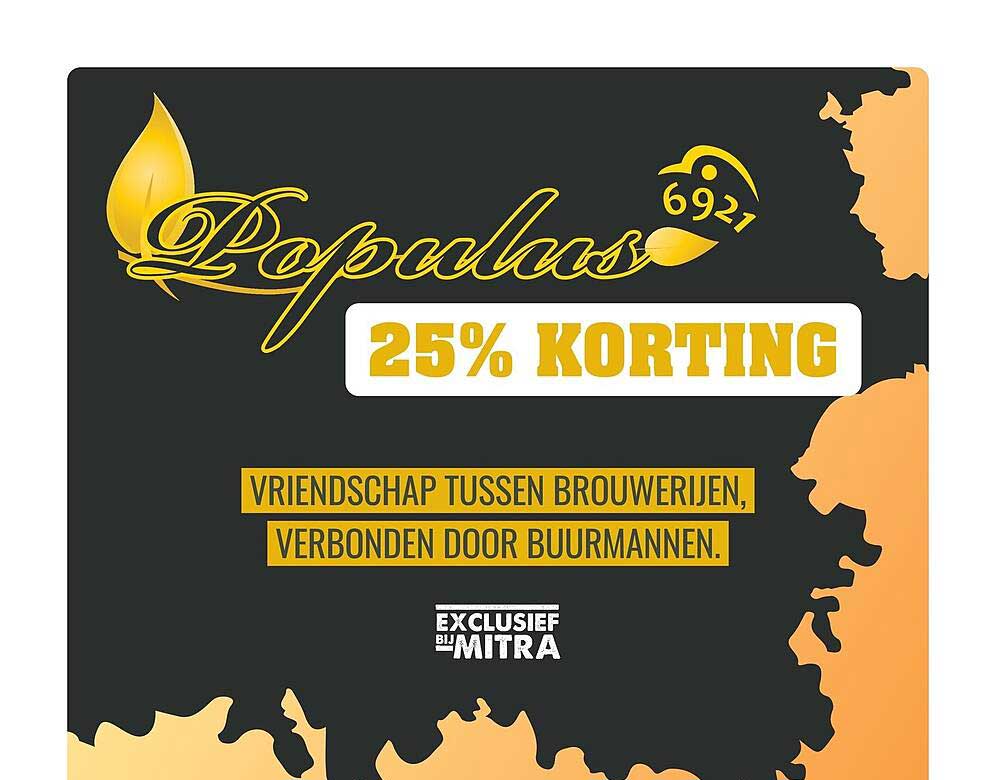 Populus 25% KORTING