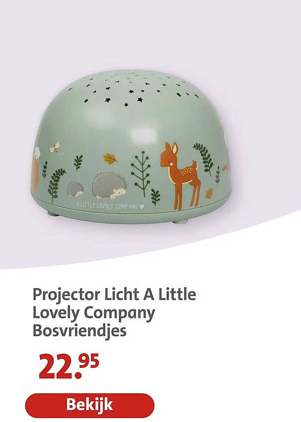 Projector Licht A Little Lovely Company Bosvriendjes