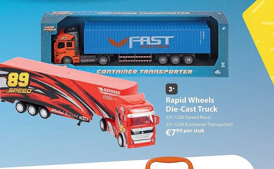 Rapid Wheels Die-Cast Truck