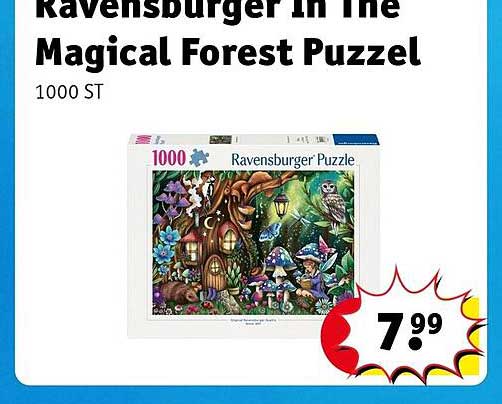 Ravensburger In The Magical Forest Puzzle 1000 ST