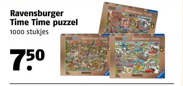Ravensburger Time Time puzzel 1000 stukjes