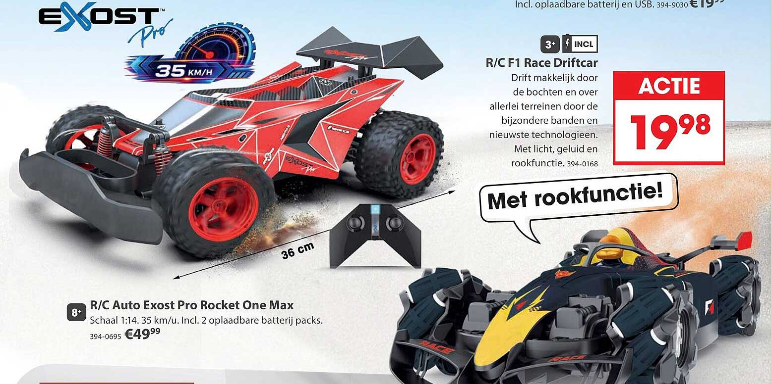 R/C F1 Race Driftcar Met rookfunctie!