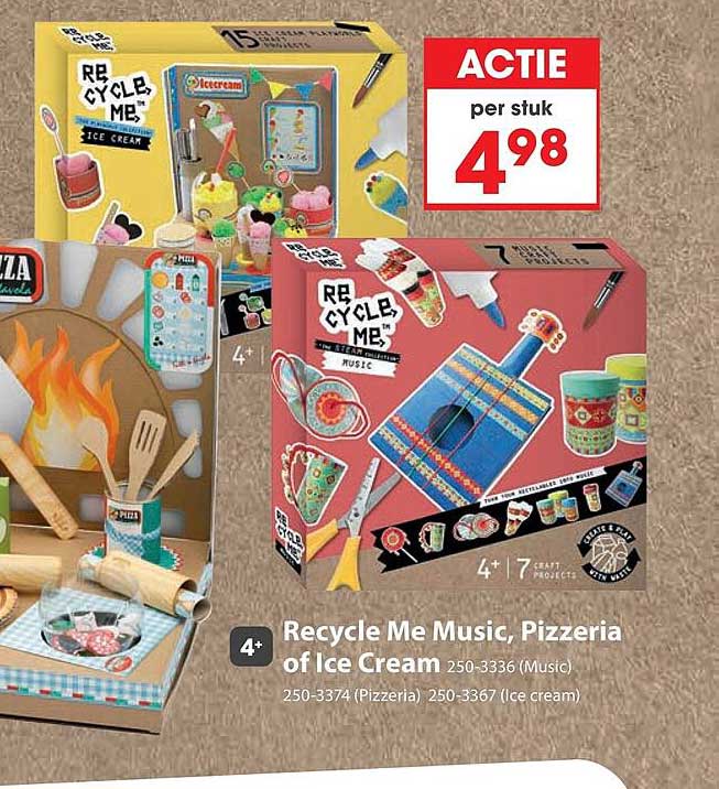 Recycle Me Music, Pizzeria of Ice Cream